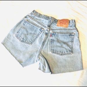 Vintage Levi’s Jeans Cut Off Shorts